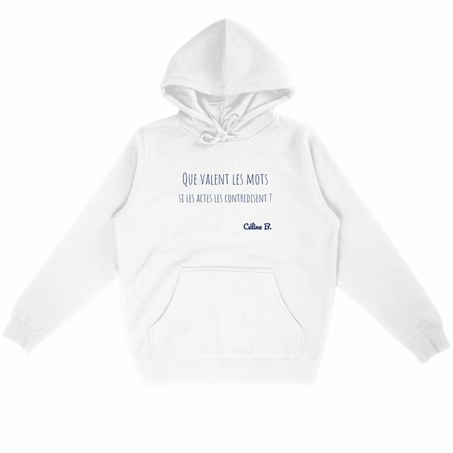 Image front Que valent les mots si les actes les contredisent ? {Sweat}