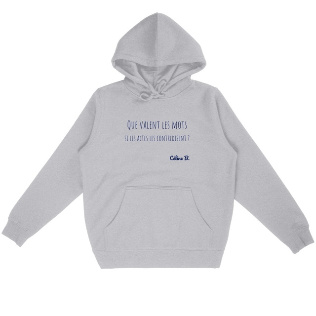 Image back Que valent les mots si les actes les contredisent ? {Sweat}