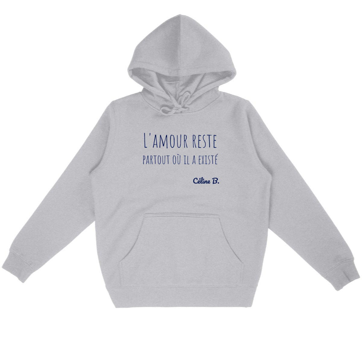 Image back L'amour reste. Partout où il a existé {sweat}