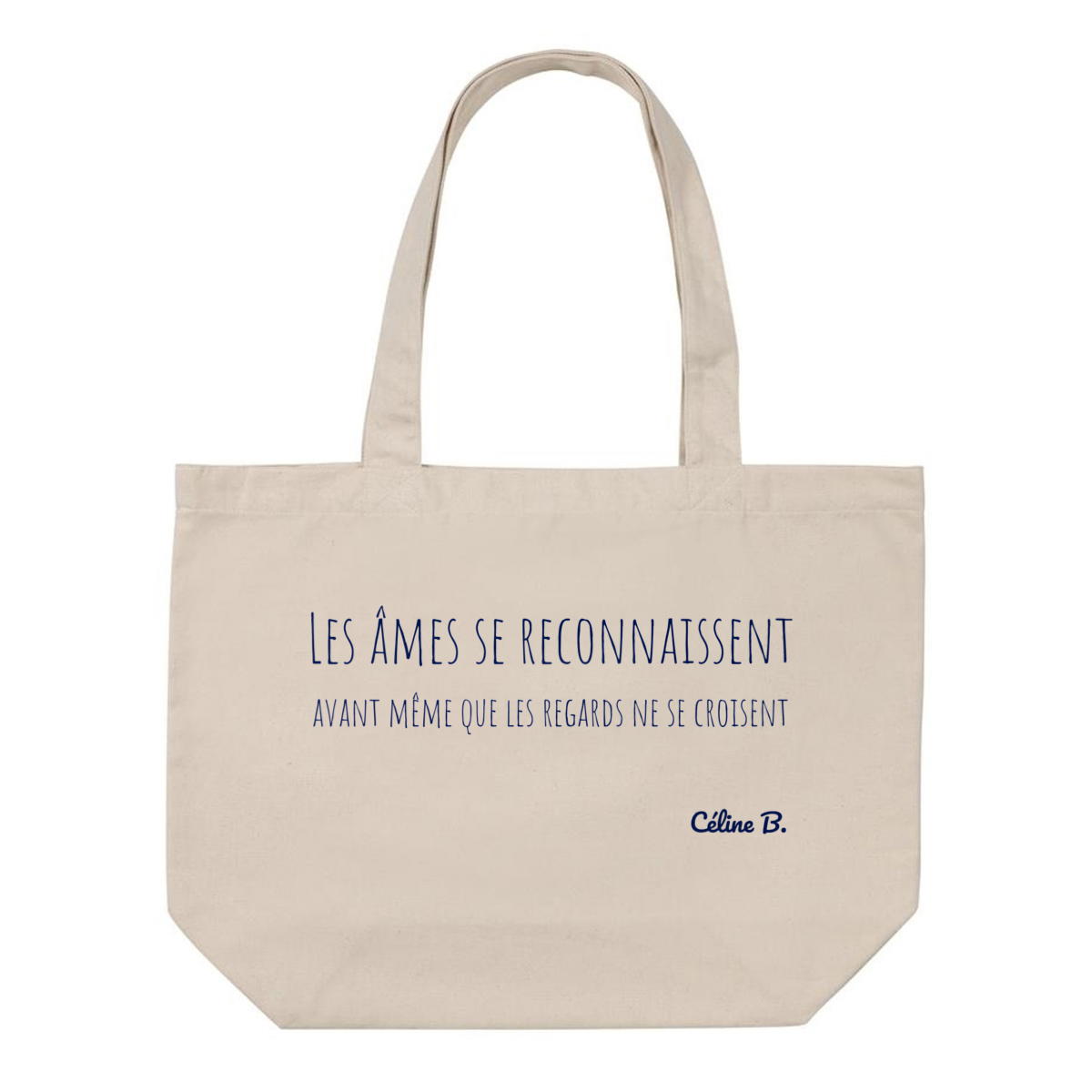 Image front les âmes se reconnaissent {Tote bag}