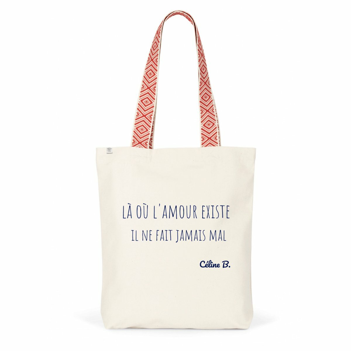 Image back Là où l'amour existe {Tote bag}