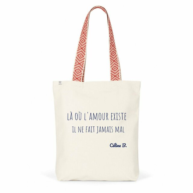 Image back Là où l'amour existe {Tote bag}