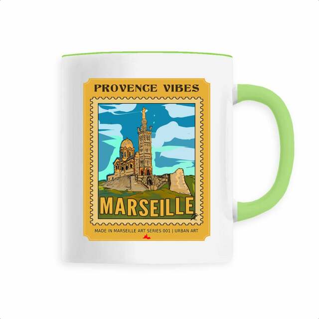 Mug céramique - La bonne mère veille sur Marseille - Image
