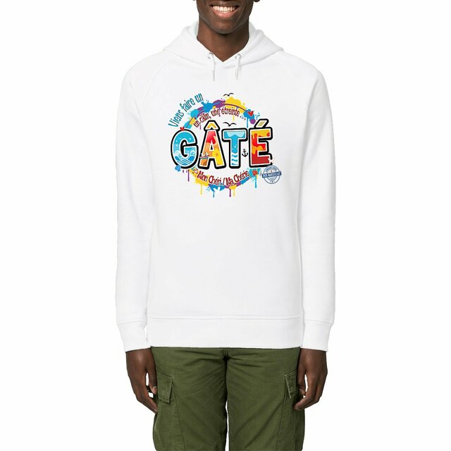 Sweat à capuche - Gâté Marseille - Expression Marseillaise Art Design