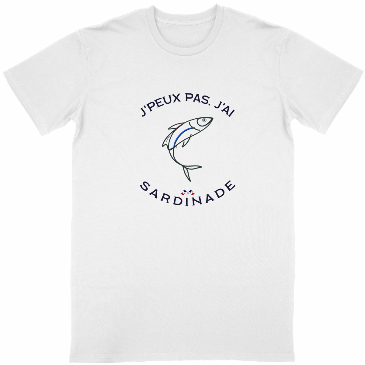 T-shirt Unisexe Classique j'peux pas j'ai Sardinade Festive - Image