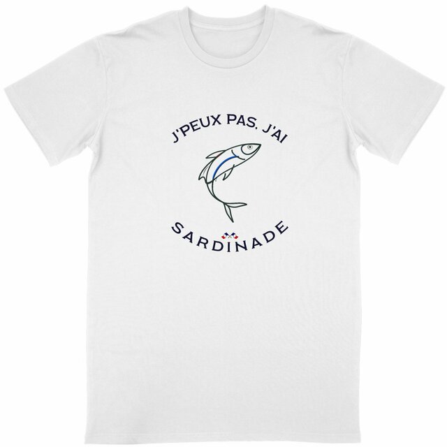T-shirt Unisexe Classique j'peux pas j'ai Sardinade Festive - Image