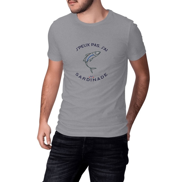 T-shirt Unisexe Classique j'peux pas j'ai Sardinade Festive