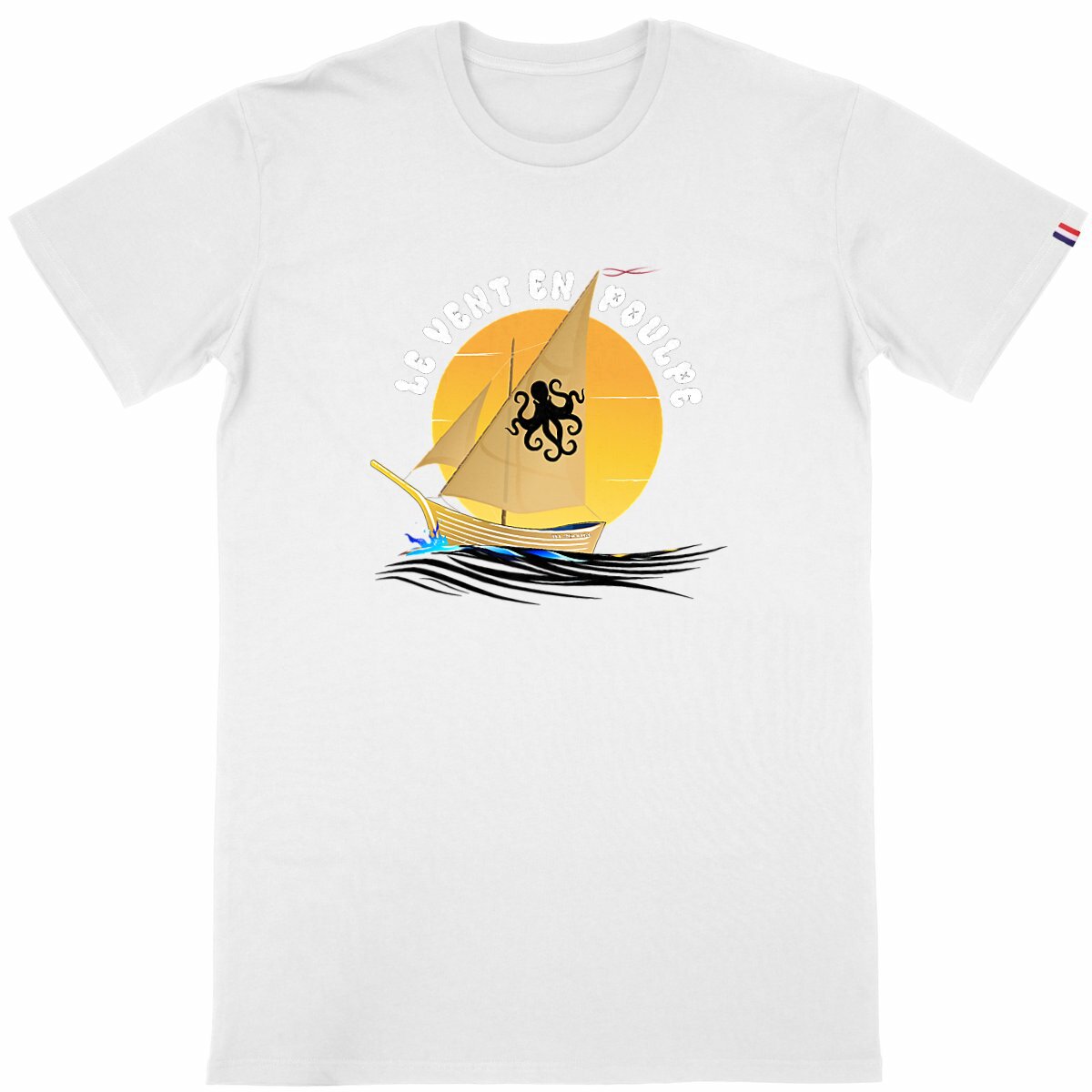 Le Vent en Poulpe de Marseille - Tradional Sailboat with Octopus - Image