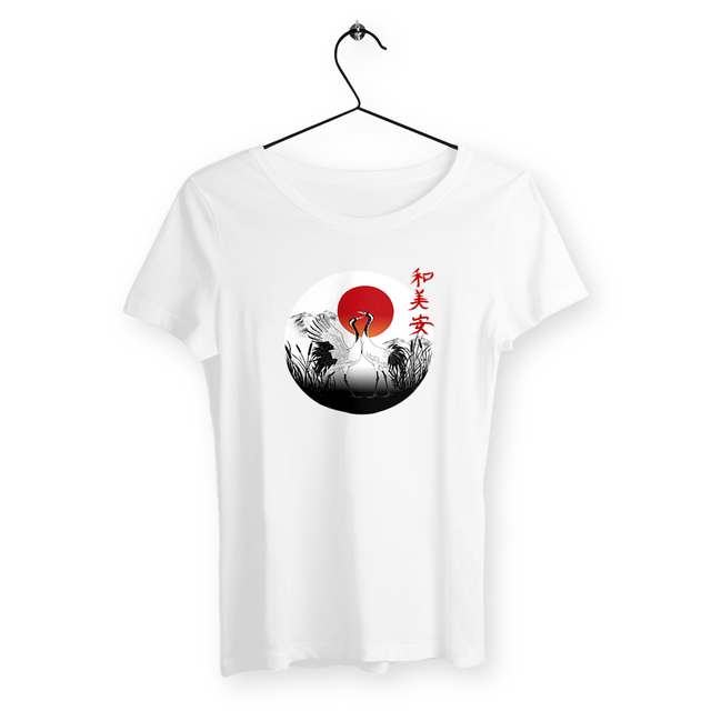 T-Shirt Paysage Japonais Zen – Design Unique & Élégant | Made in Marseille Art - Image