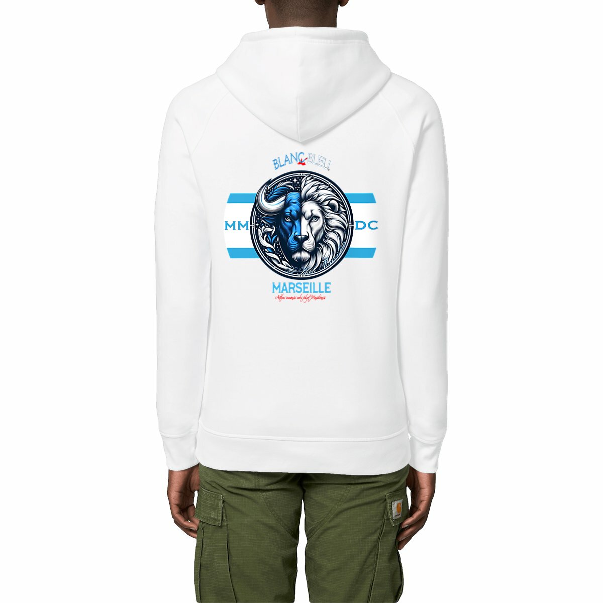 Blanc Bleu Le Peuple - Marseille - Design Artistique et Authentique - Armoirires