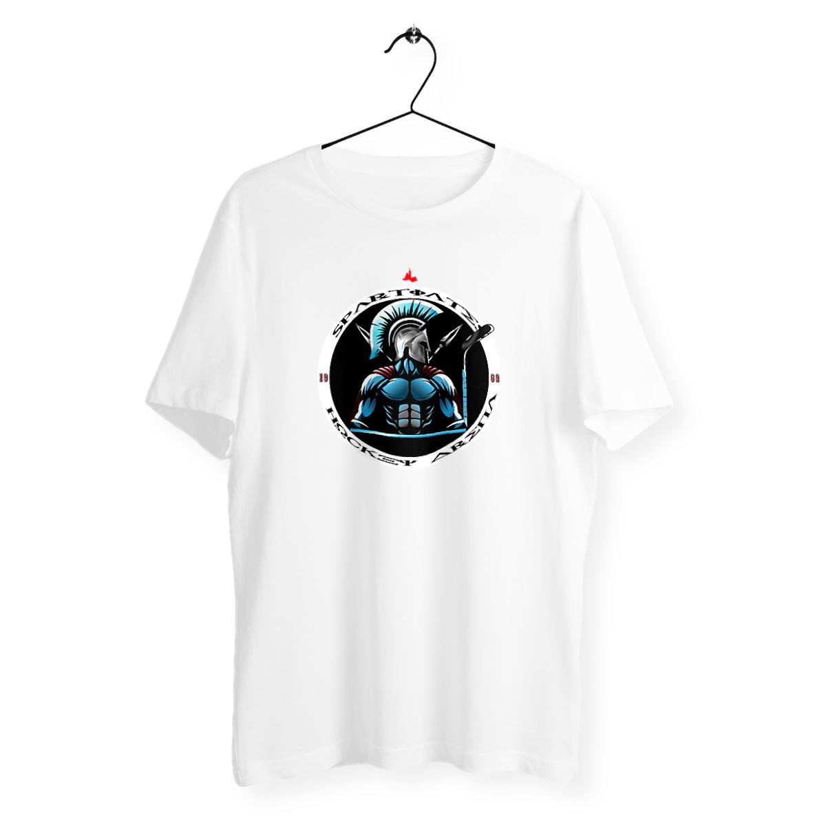 T-shirt unisexe léger Spartiates hockey arena Marseille Olympique recto verso - Image