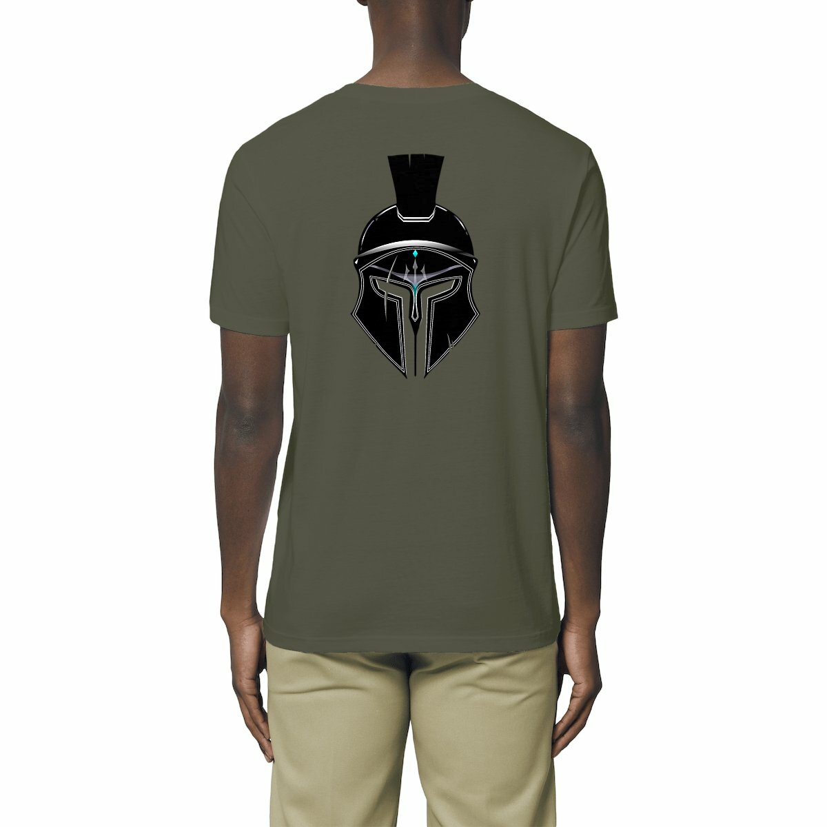 T-shirt unisexe léger Spartiates hockey arena Marseille Olympique recto verso