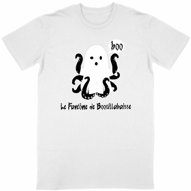 Fantôme Bouillabaisse Halloween Marseille Design Humour - Image