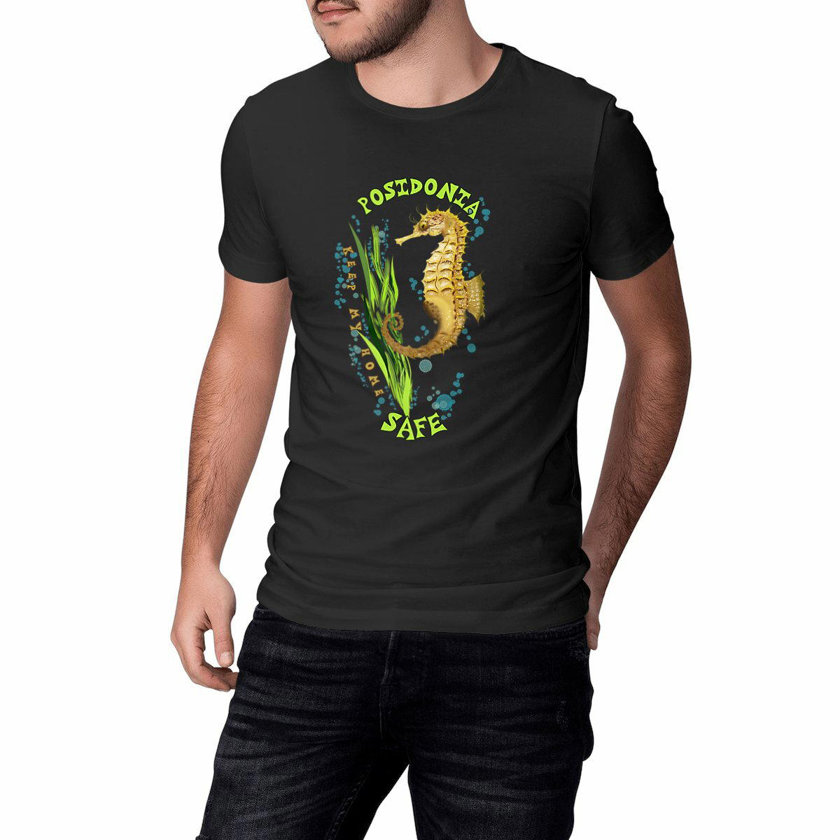 T-shirt Unisexe Classique - Posidonie & Hippocampe