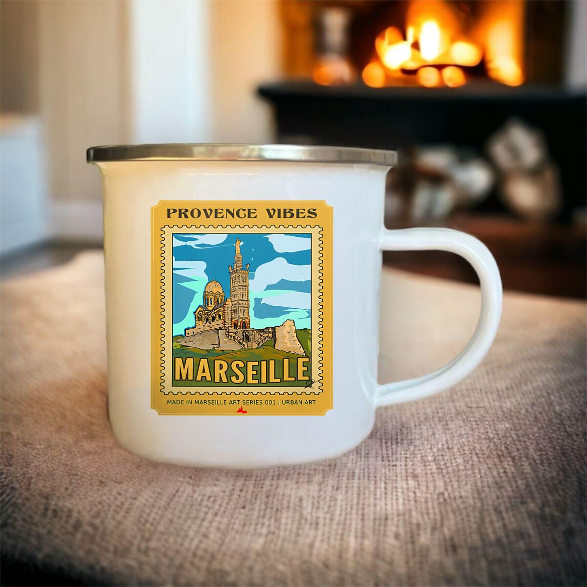 Mug metal Provence Vibes - Marseille