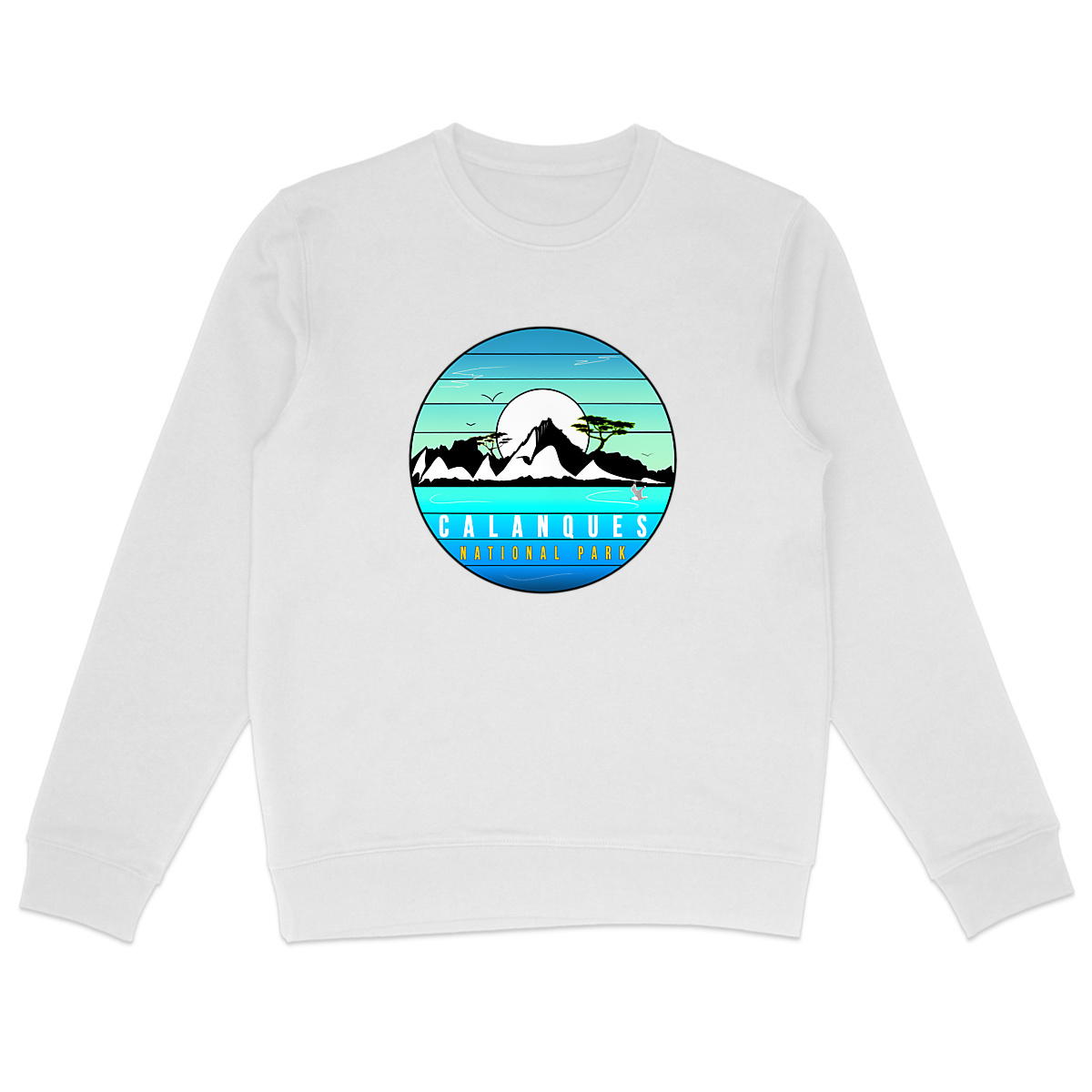 Sweat-shirt Léger Unisexe - Calanques de Marseille - Image