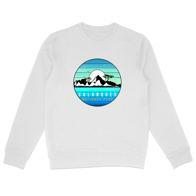 Sweat-shirt Léger Unisexe - Calanques de Marseille - Image