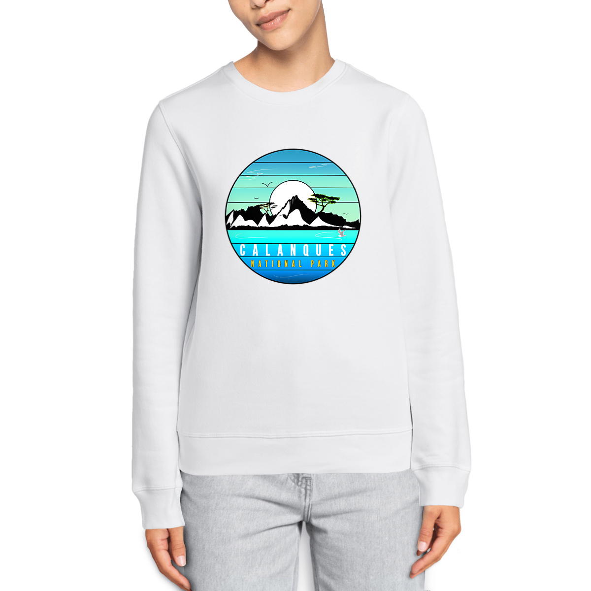 Sweat-shirt Léger Unisexe - Calanques de Marseille