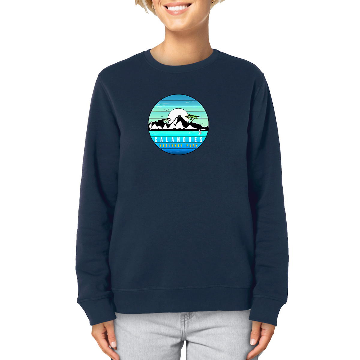Sweat-shirt Léger Unisexe - Calanques de Marseille