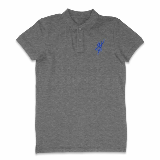 Renne élégant bleu roi, un design raffiné à la française. - Image
