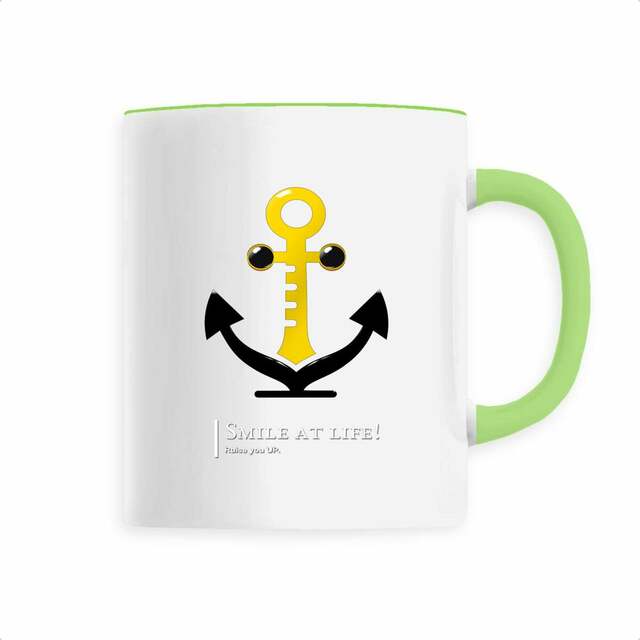 Mug Anchor, Smile at life, développement personnel - Image