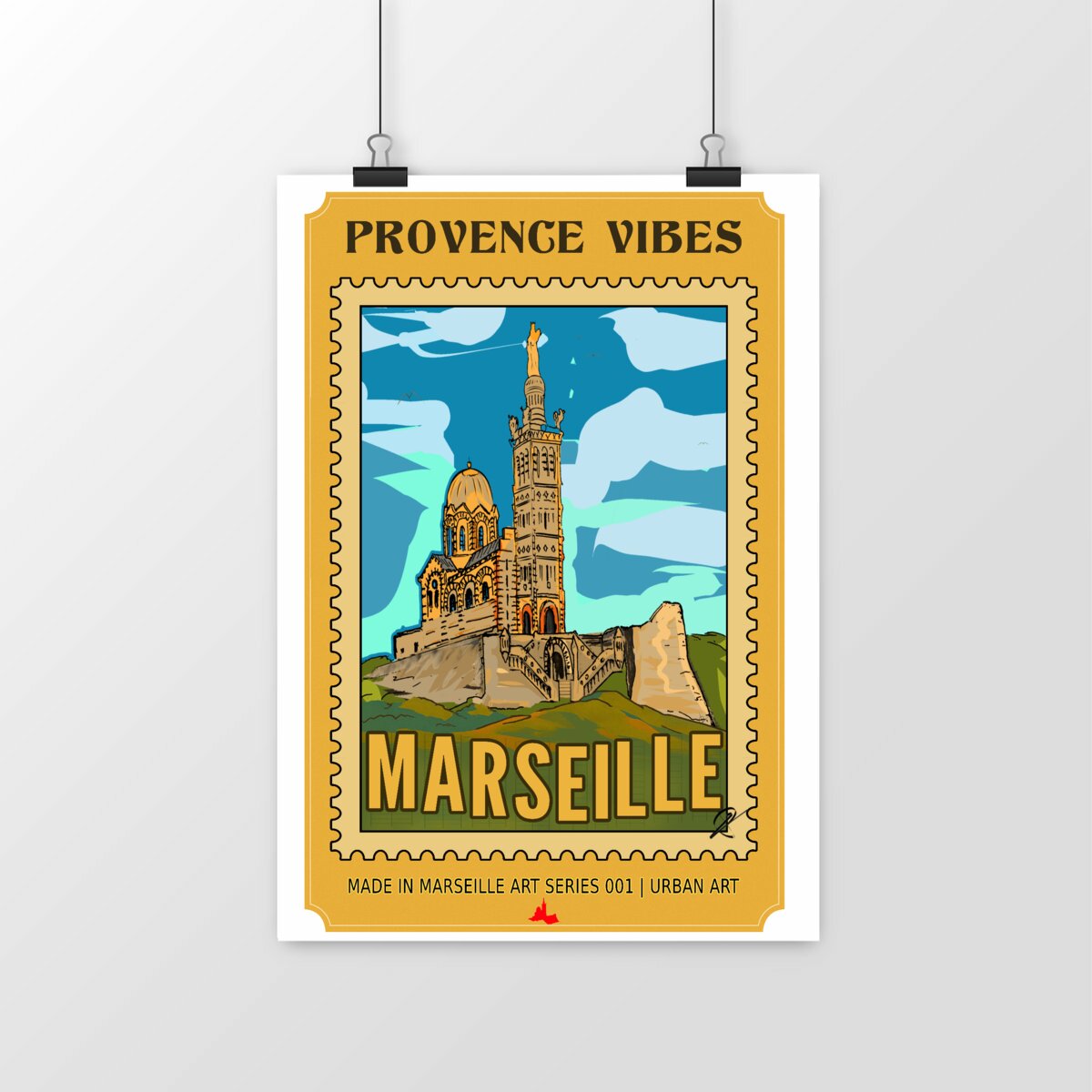 Poster vertical - Urban Art Collection - Marseille