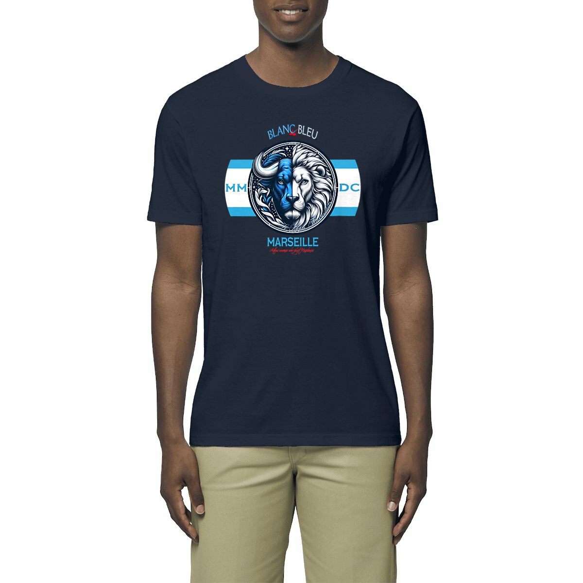 T-shirt unisexe léger Esprit de Marseille