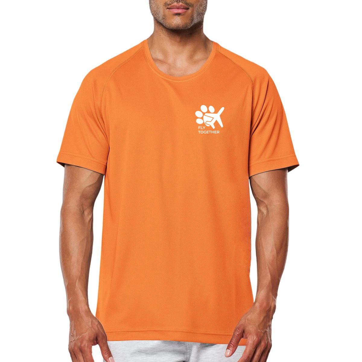Image front Men's DIFFERENT COLOURS recycled sports T-shirt