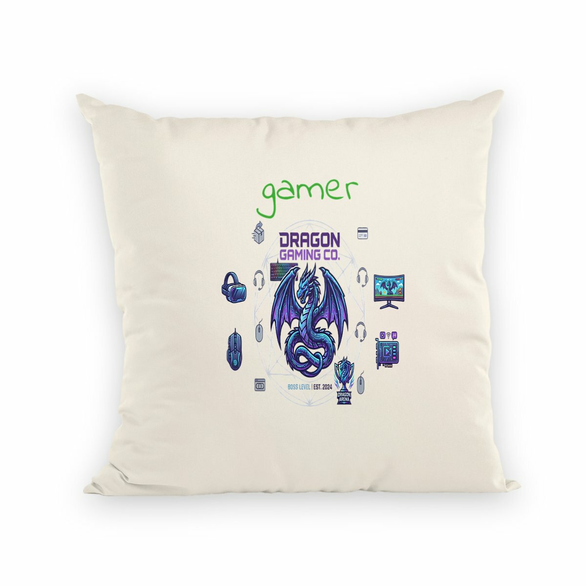 Image front coussin gaming