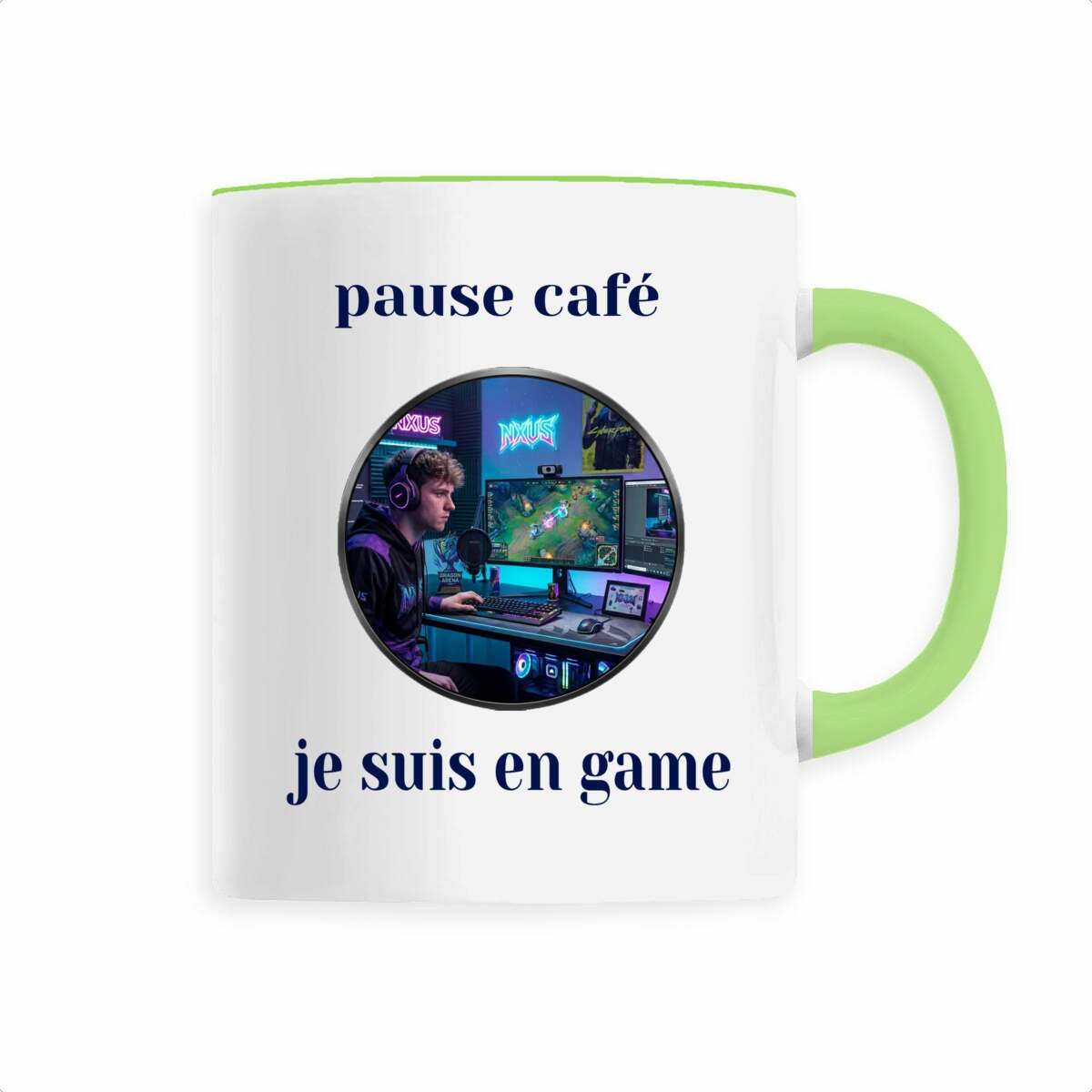Image front Mug NXUS "Pause Café"