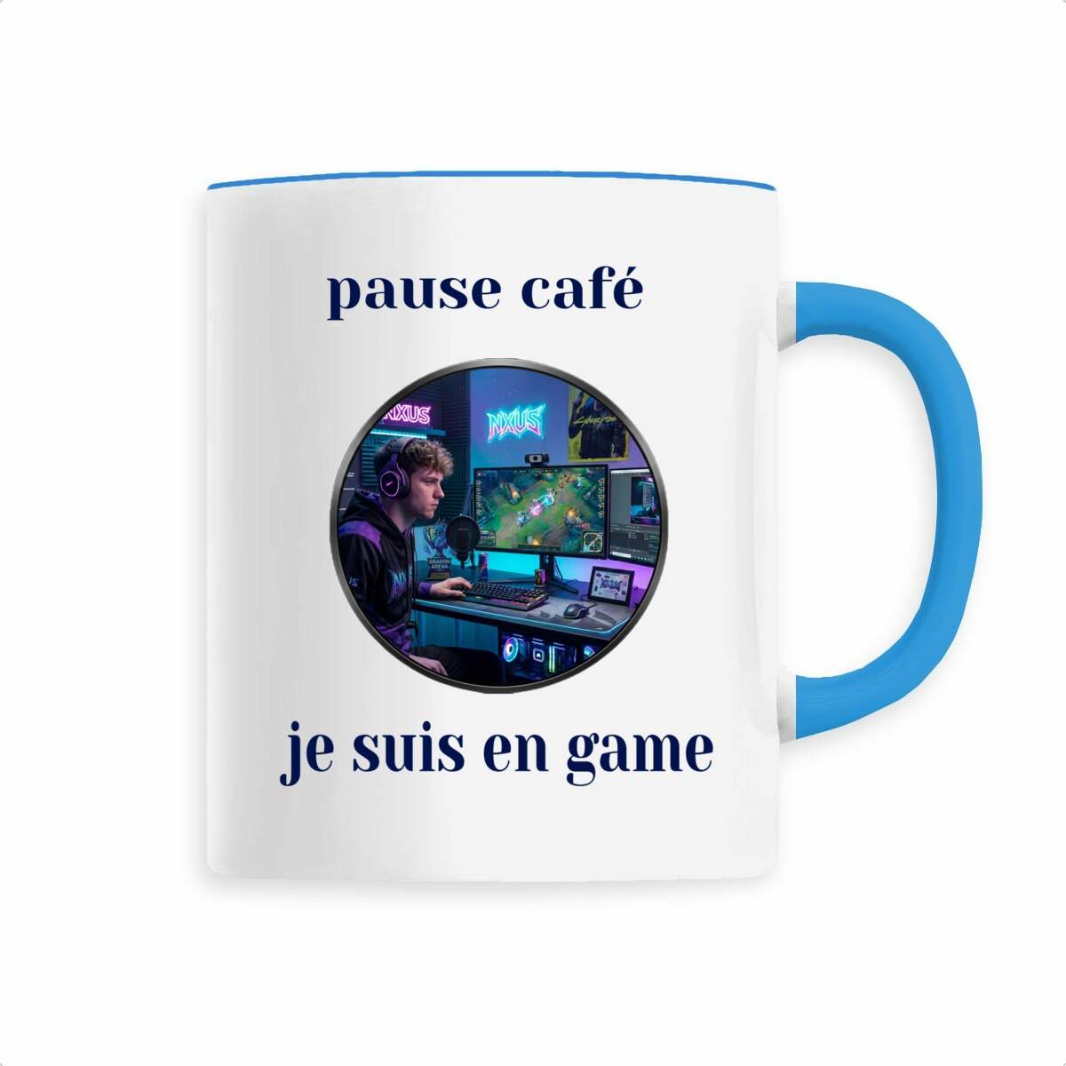 Image back Mug NXUS "Pause Café"
