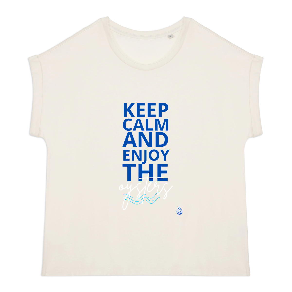 Image front T-shirt Keep calm Femme