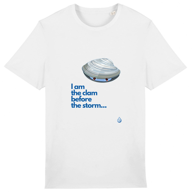 Image front T-shirt I am the clam Homme