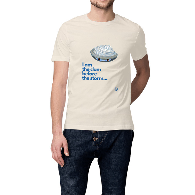 Image front T-shirt I am the clam Homme