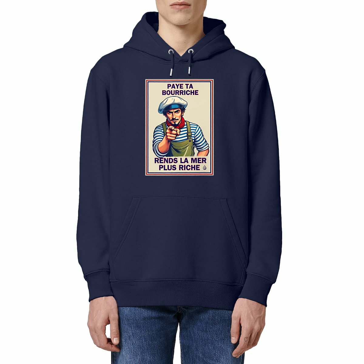 Image front Hoodie Adulte Paye ta bourriche 