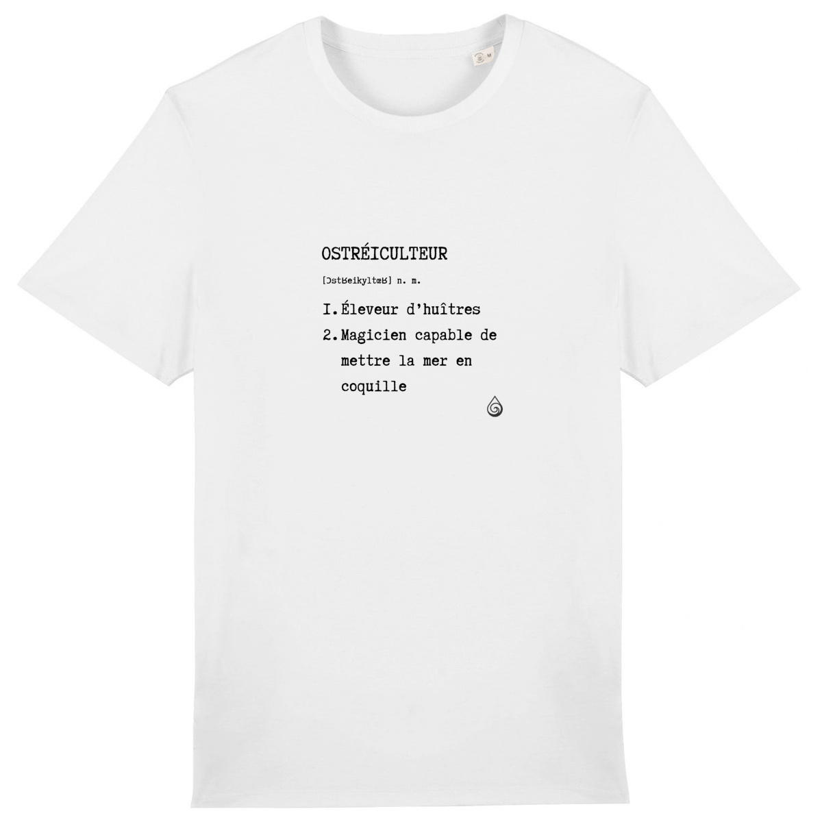 Image front T-shirt Ostréiculteur light