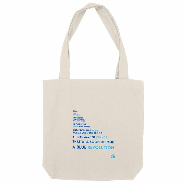 Image front Tote bag Blue revolution