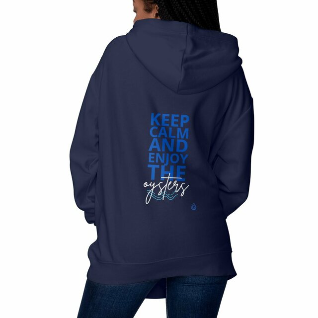Image front Hoodie Adulte Blue Revolution back