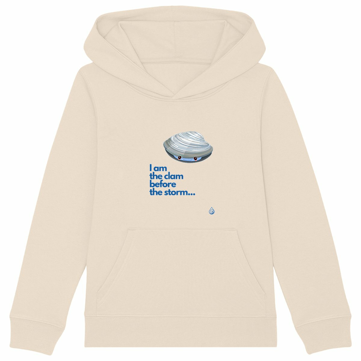 Image front Hoodie I am the clam Enfant
