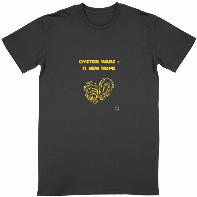 Image front T-shirt Adulte Oyster wars a new hope