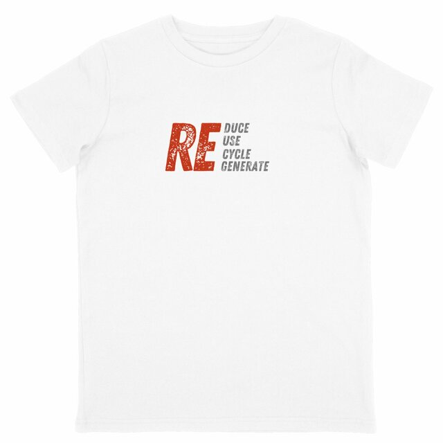 Image front T-shirt Enfant We are the new regeneration 