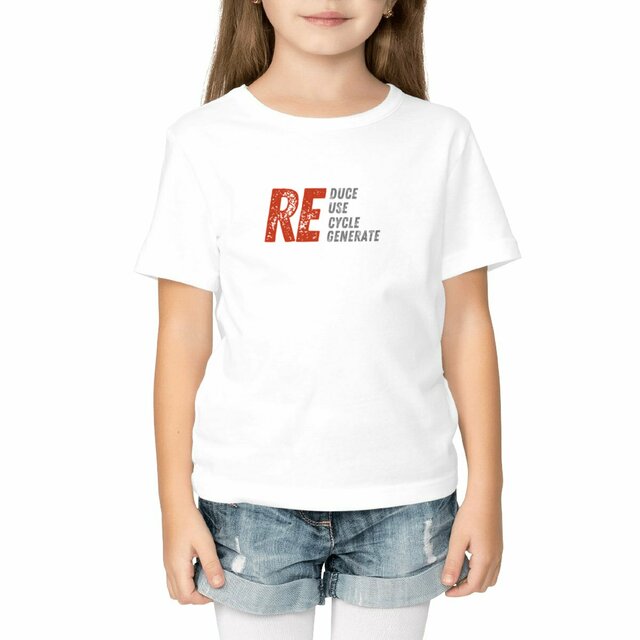 Image front T-shirt Enfant We are the new regeneration 