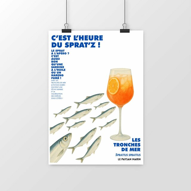 Image front Poster C'est l'heure du sprat'z !