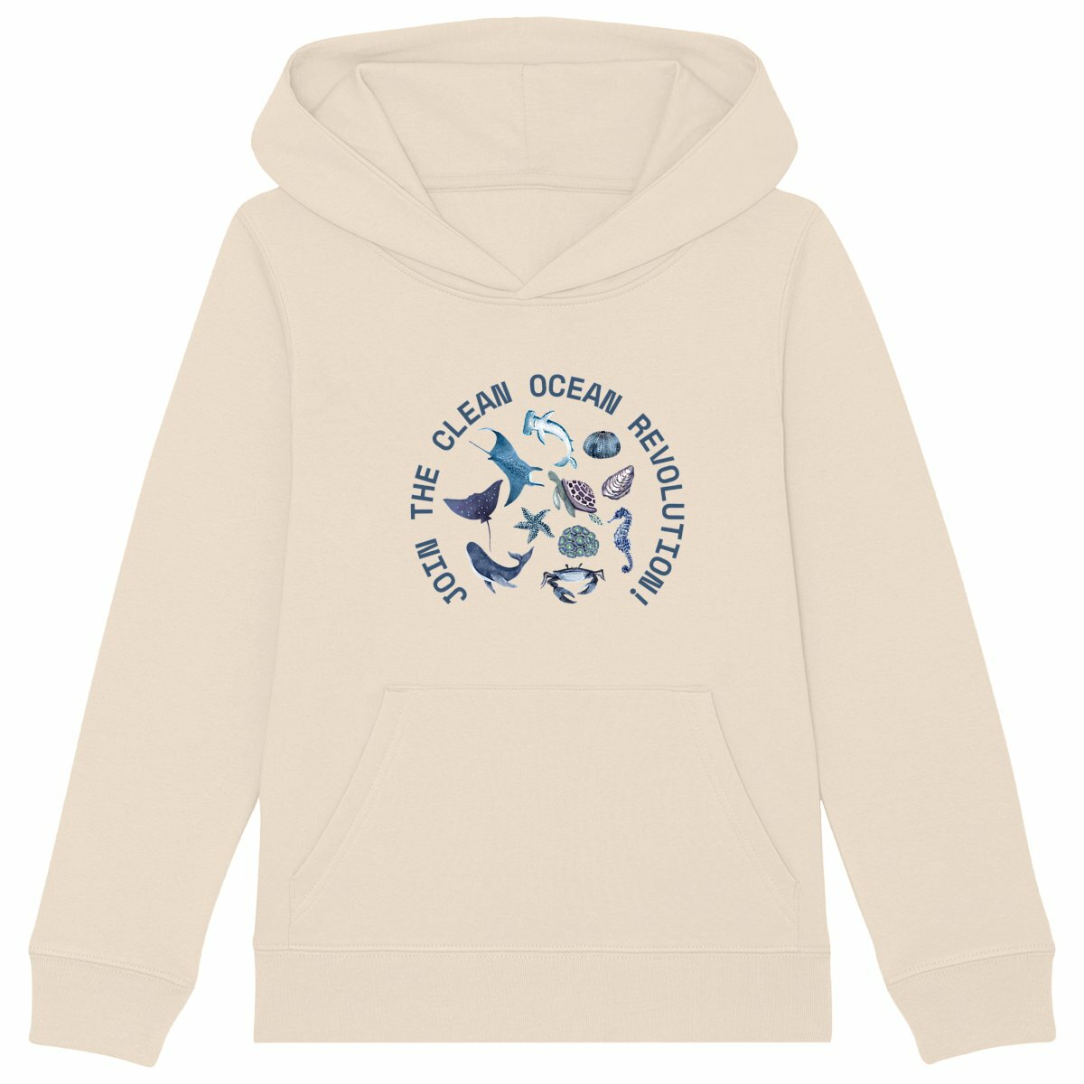 Image front T-shirt Enfant Protect our oceans 