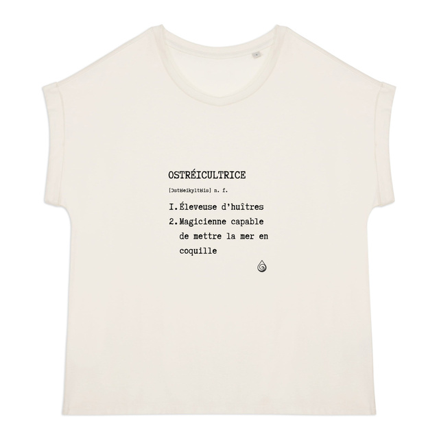 Image front T-shirt Ostréicultrice Femme