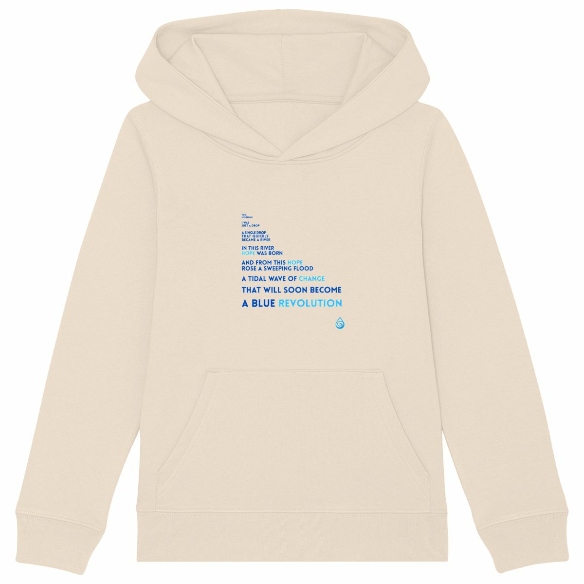 Image front Hoodie Enfant Blue revolution