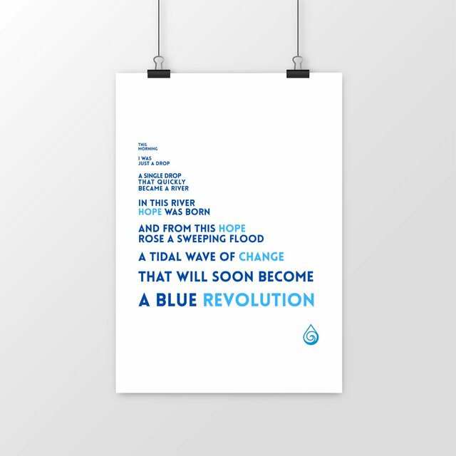 Image front Poster blue revolution