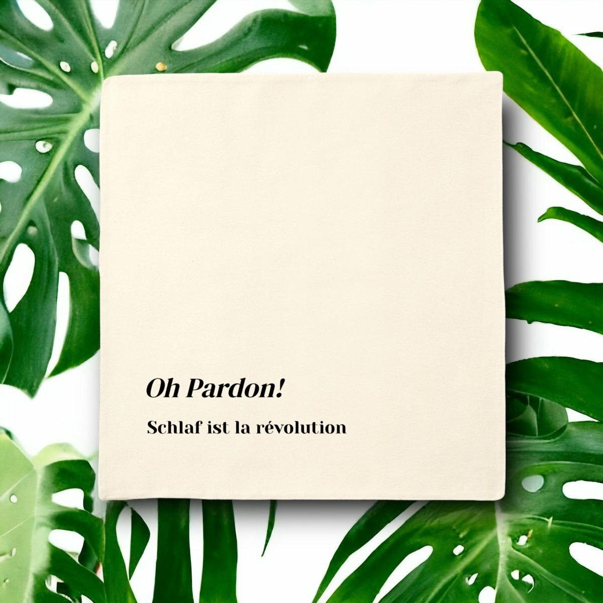 Image front Housse de coussin pour faire la révolution