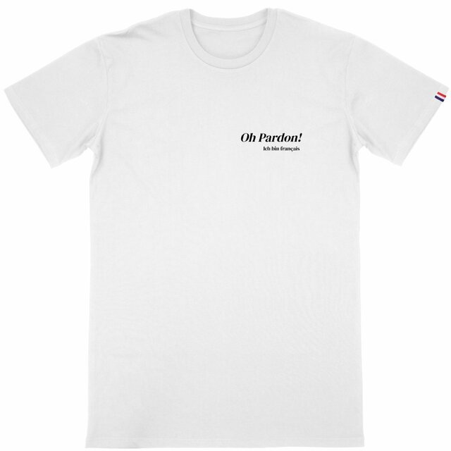 Image back T- Shirt Made in France - Ich bin français.