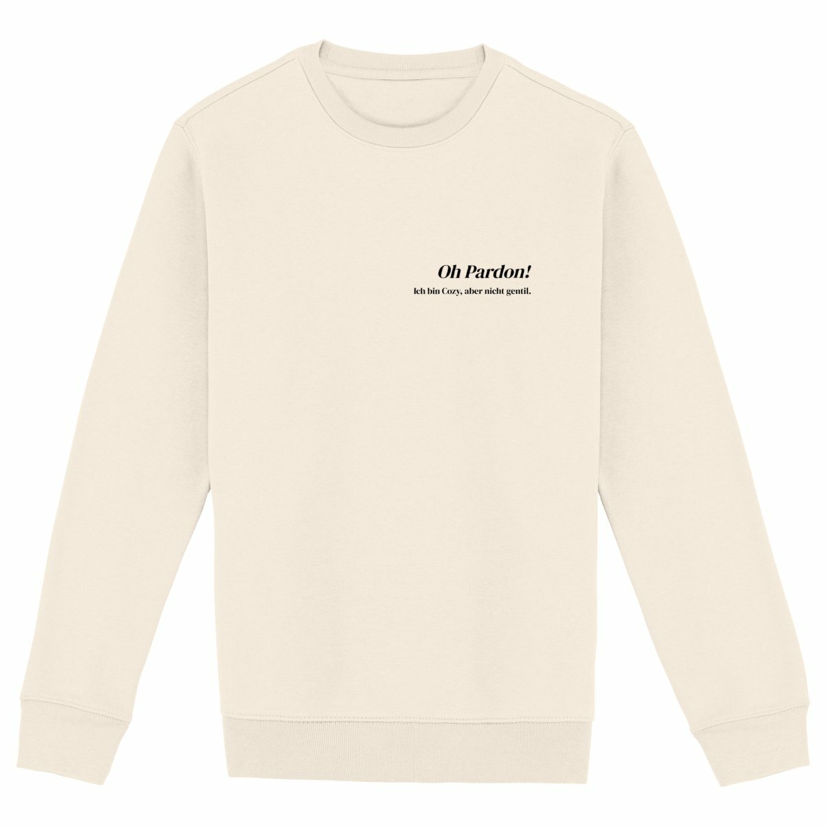 Image back Sweat - Cozy, aber nicht gentil.